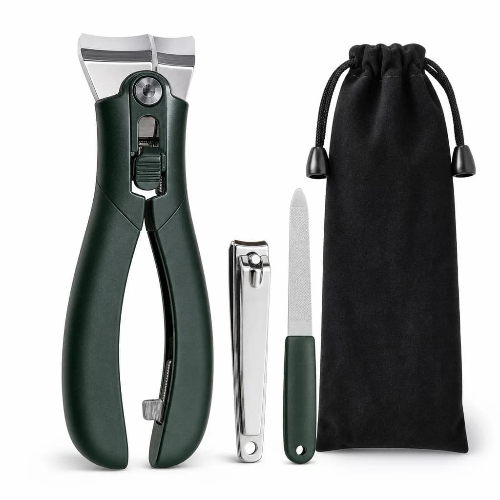 Grip & Snip Wide-Jaw Nail Clipper Set 1