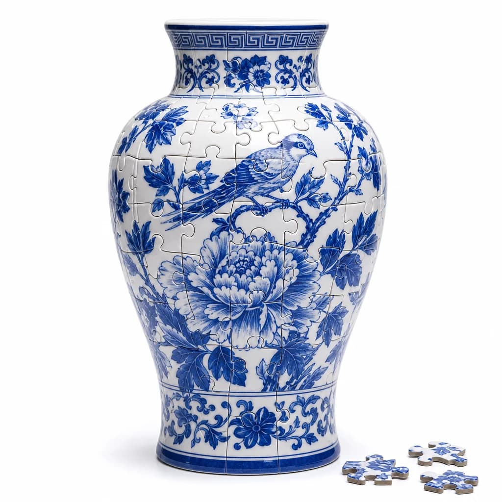 Piece-by-Piece 3D Puzzle Vase 1