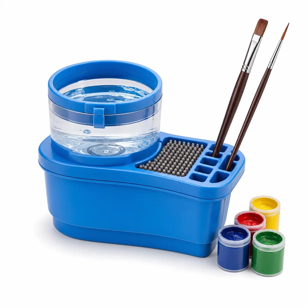 Rinse & Ready 4-in-1 Brush Cleaning Station 1