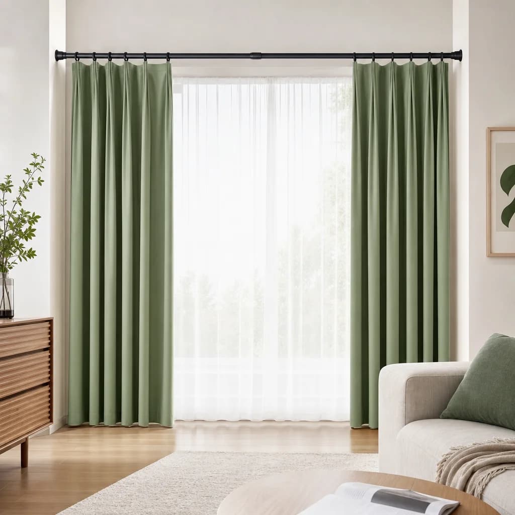 Stretch-to-Fit Adjustable Wardrobe Rod 1