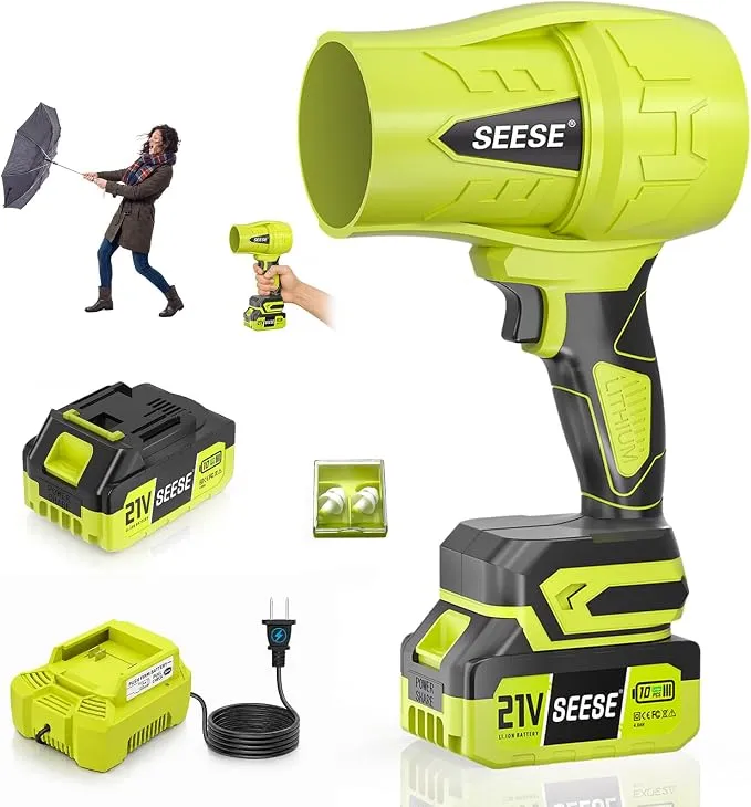 TurboJet Cordless Leaf Blower