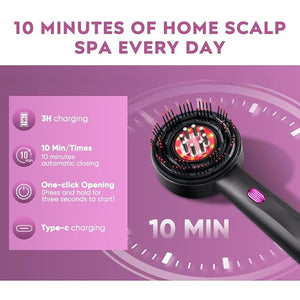 3-in-1 Electric Scalp Massager & Hair Growth Applicator