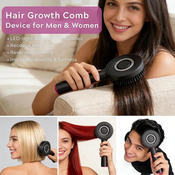 3-in-1 Electric Scalp Massager & Hair Growth Applicator