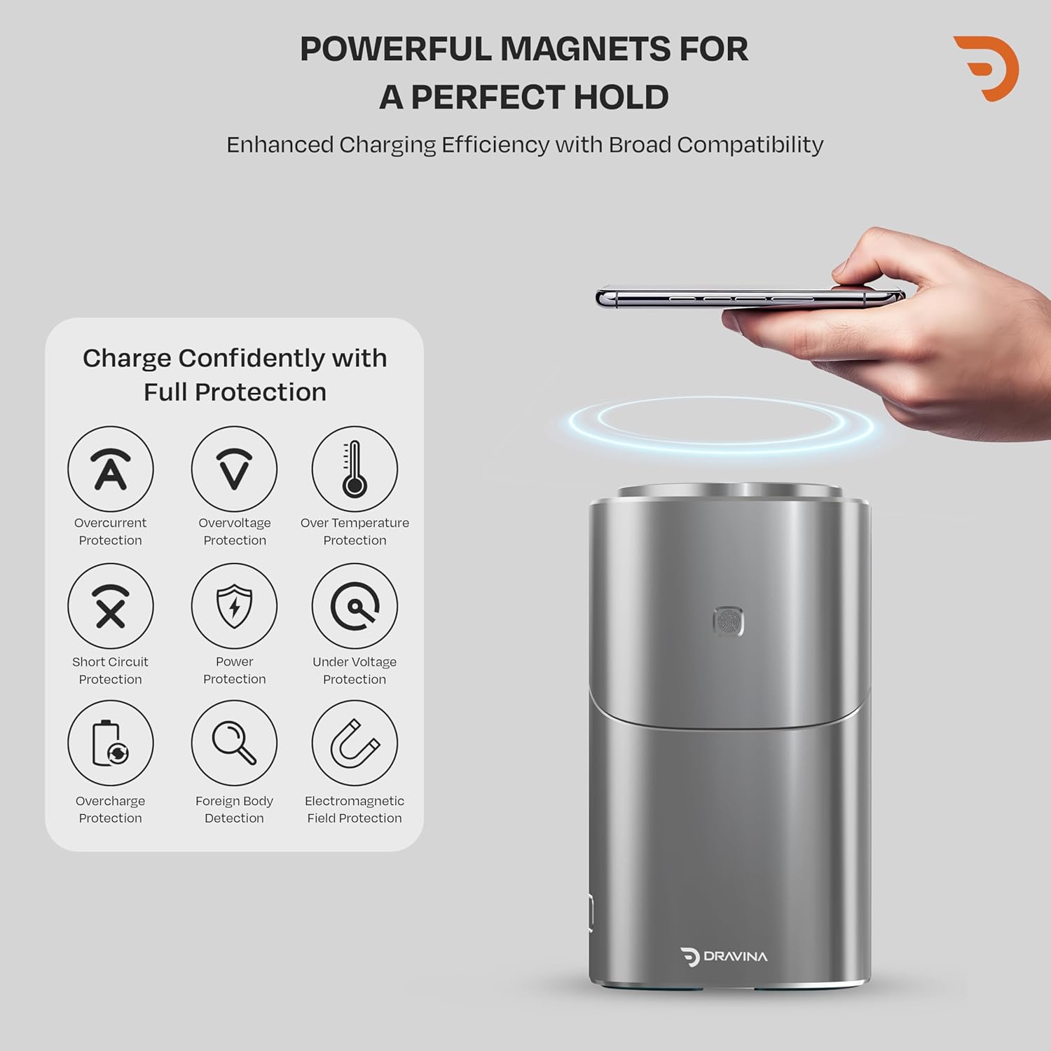 3-in-1 Magnetic Wireless Charging Station with 180° Rotating Stand