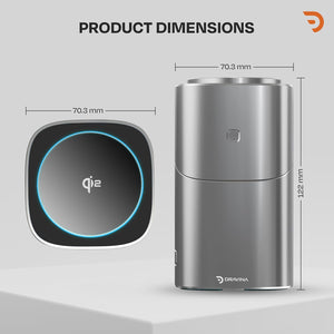 3-in-1 Magnetic Wireless Charging Station with 180° Rotating Stand