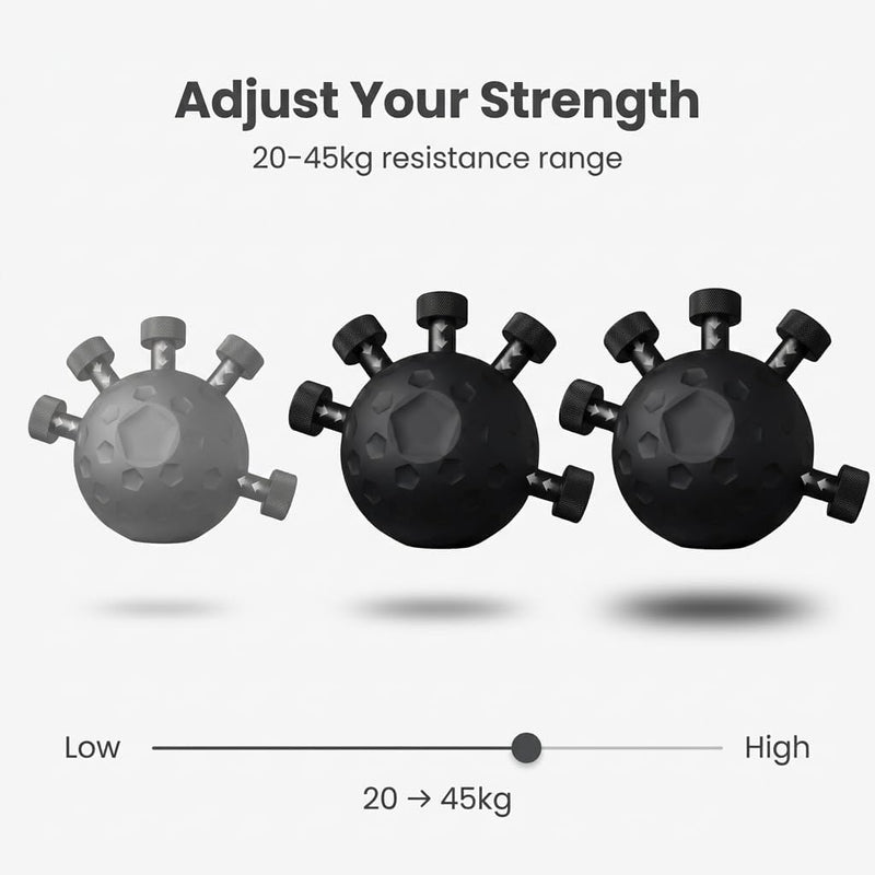 Adjustable Hand Grip Strengthener Ball –20-45KG Resistance