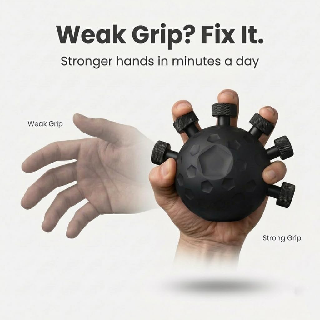 Adjustable Hand Grip Strengthener Ball –20-45KG Resistance