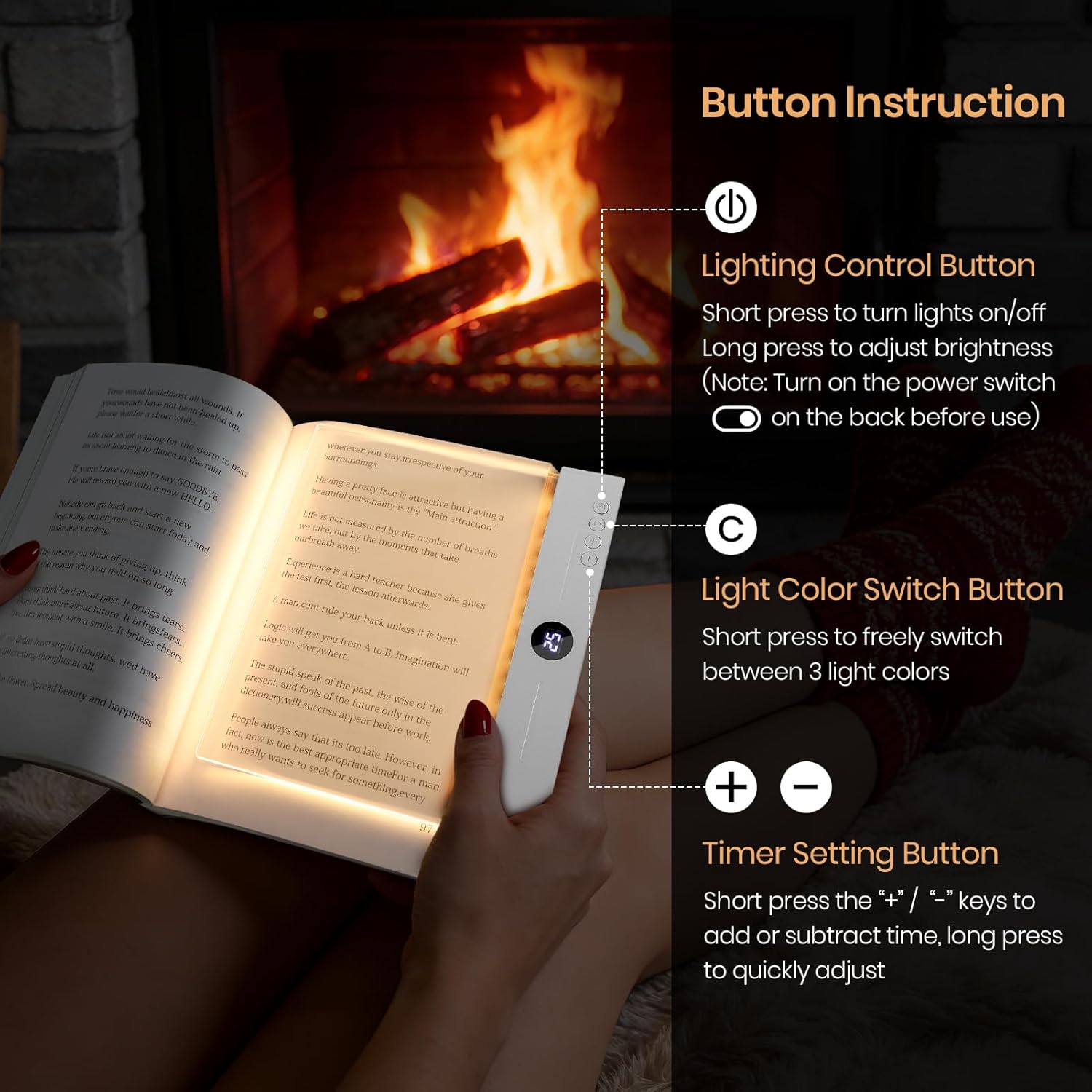 Rechargeable Dimmable Reading Light