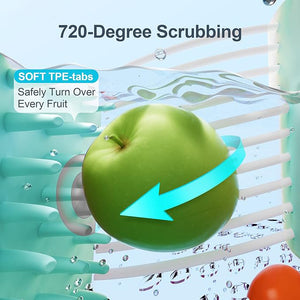 Fruit & Vegetable Washing Machine with Drain Basket