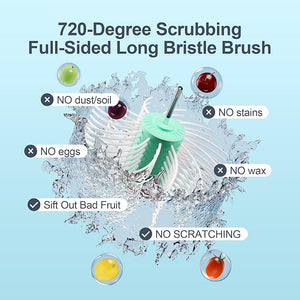 Fruit & Vegetable Washing Machine with Drain Basket
