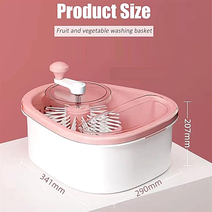 Fruit & Vegetable Washing Machine with Drain Basket