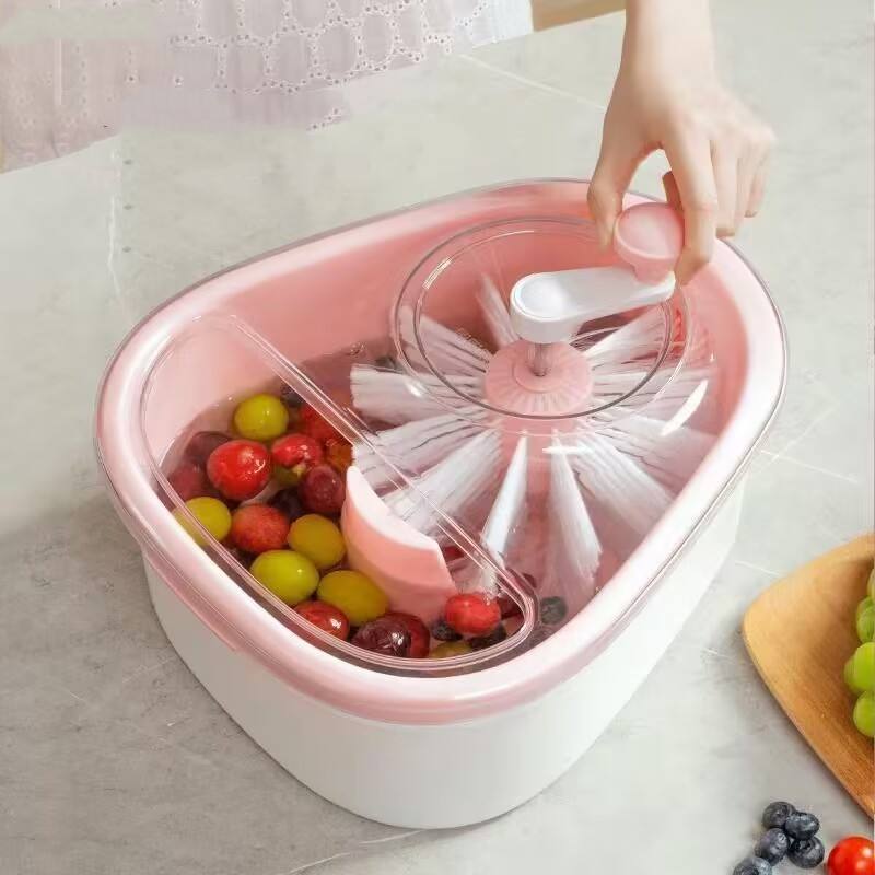 Fruit & Vegetable Washing Machine with Drain Basket