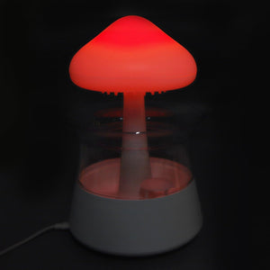 Rain Cloud Mushroom Humidifier & Essential Oil Diffuser with LED Night Light