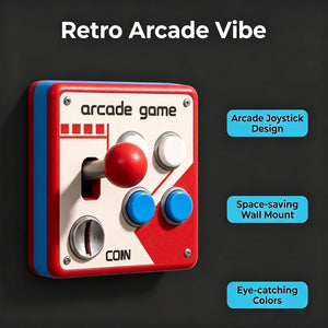 Retro Arcade Joystick Wall Switch Cover – Gamer Room Decor
