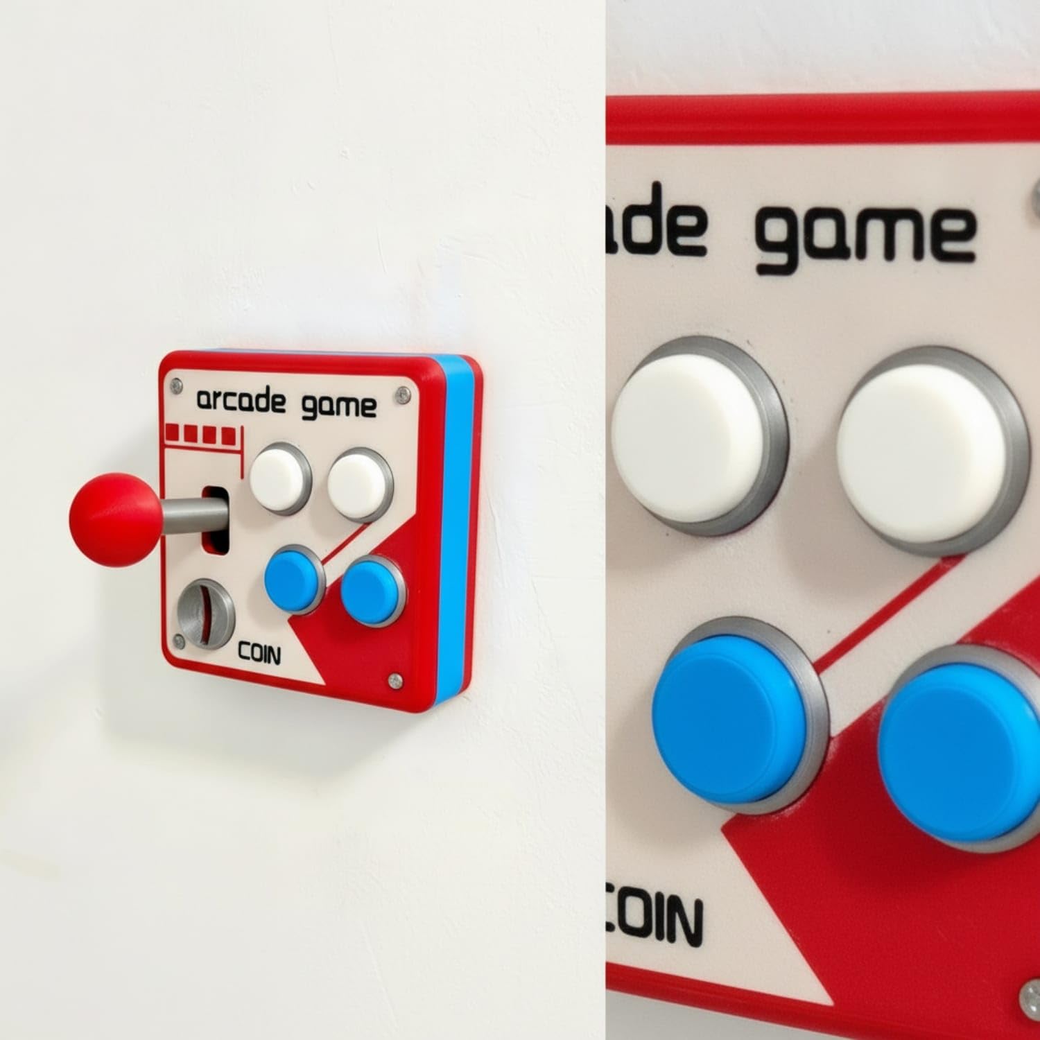 Retro Arcade Joystick Wall Switch Cover – Gamer Room Decor
